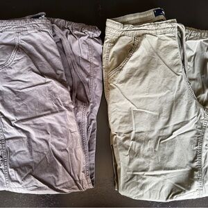 Hollister Casual Gray and Khaki Chinos